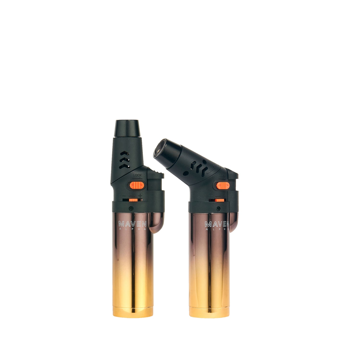 Maven Alpha Chrome Torch Lighters - 15ct