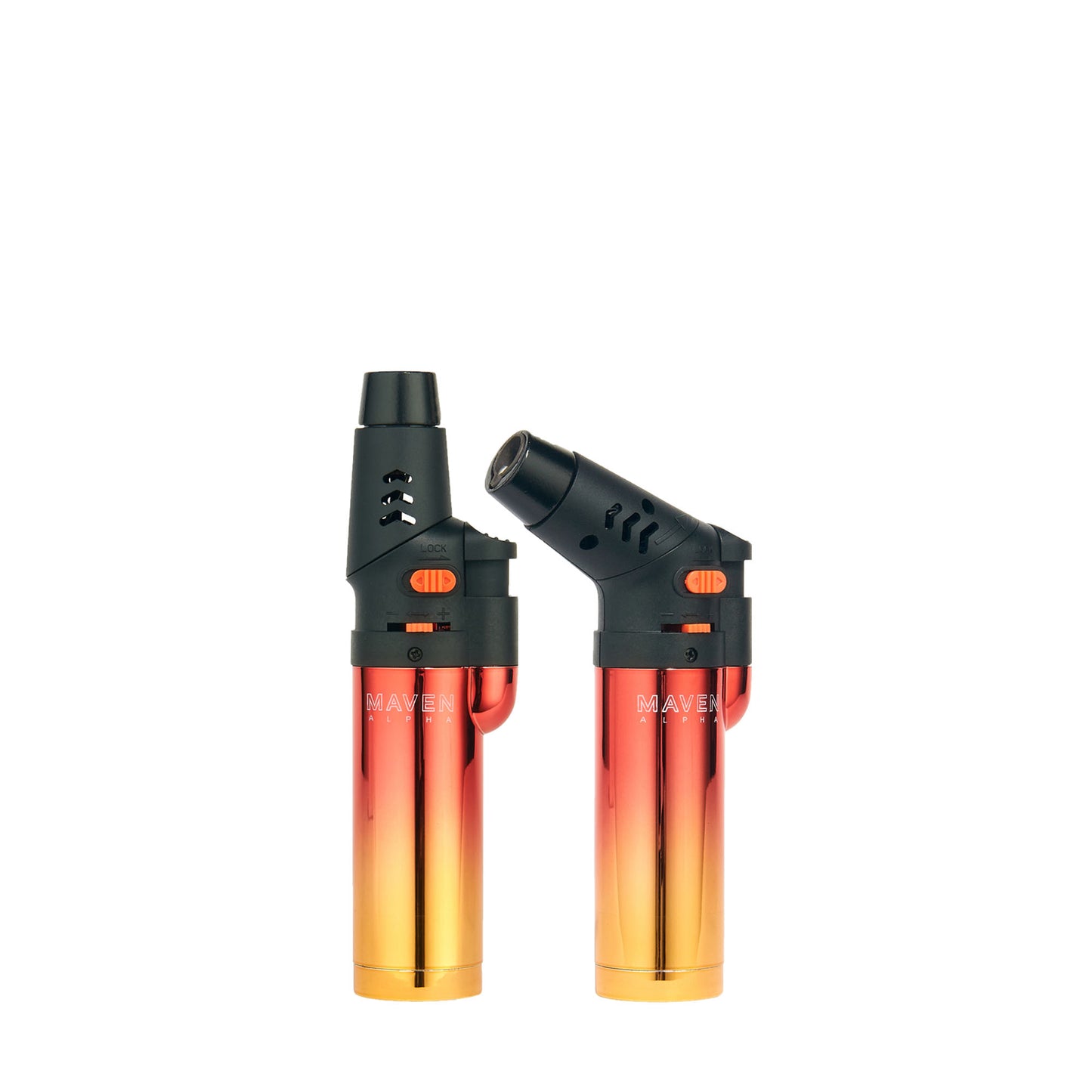 Maven Alpha Chrome Torch Lighters - 15ct