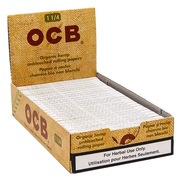 OCB Organic Hemp 1 1/4 Rolling Papers - 25ct