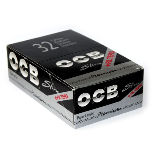 OCB Premium Slim Papers & Filter - 32ct