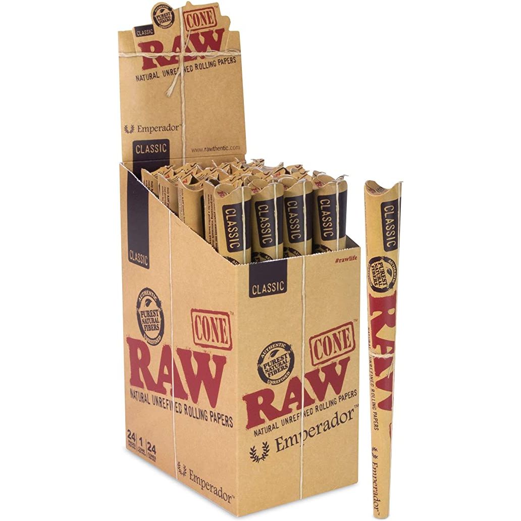RAW Classic Emperador Cones - 24ct