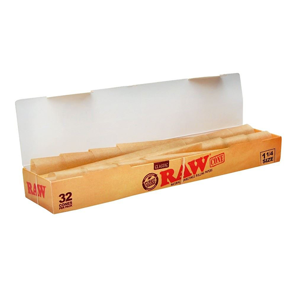 Raw Paper Cone 1/4 Reg 6Ct Case