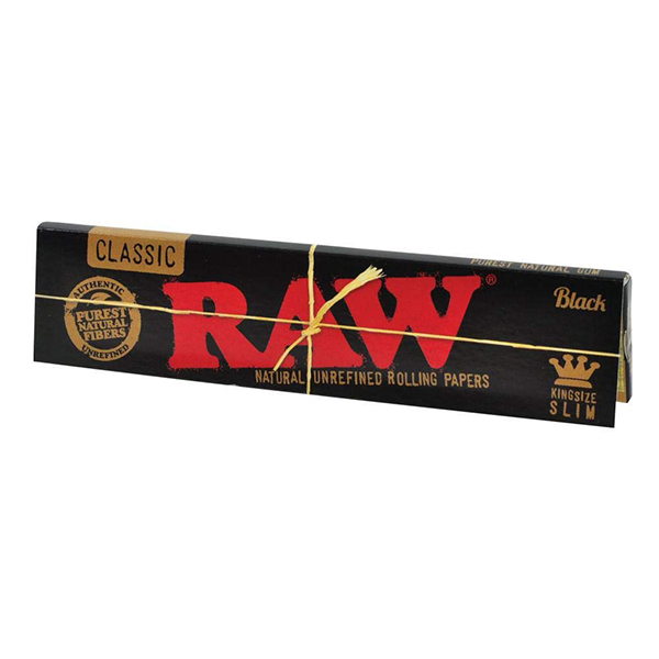 Raw Classic K/S Slim Black 50Ct Case/30