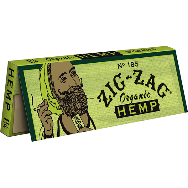 Zig Zag Organic Hemp 1 1/4 Sz Cig Papers 25/Case
