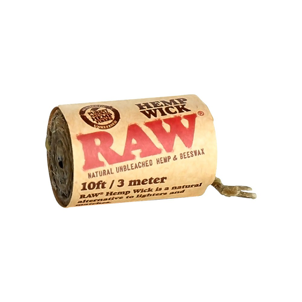 Raw Hemp Wick 10Ft (3 Meter), Box/40..