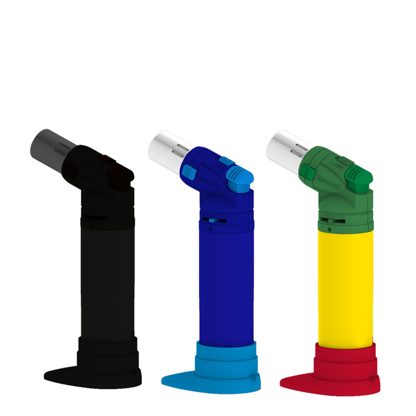 Zengaz Rubberized Pure Torch Lighter - 6ct