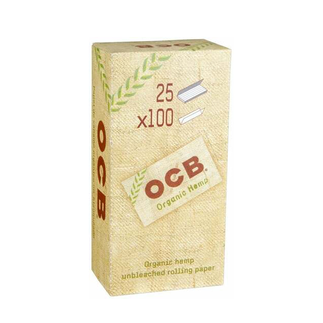 OCB Organic Hemp DBL Single Wide Rolling Papers - 25ct