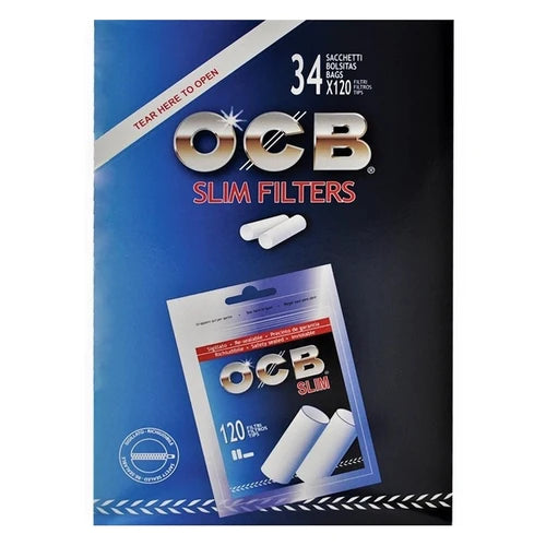 OCB Filters Slim Tips - 34ct