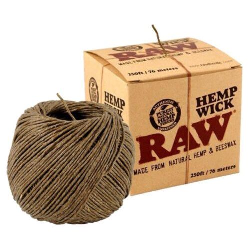 Raw Hemp Wick - 250ft/ 76 Meters