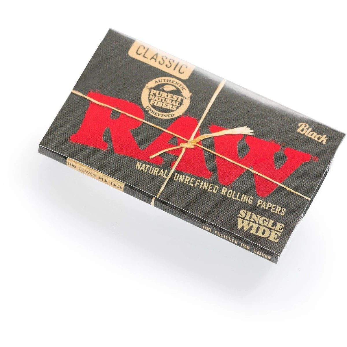 Raw Classic Black Single Wide 25Ct Case/24