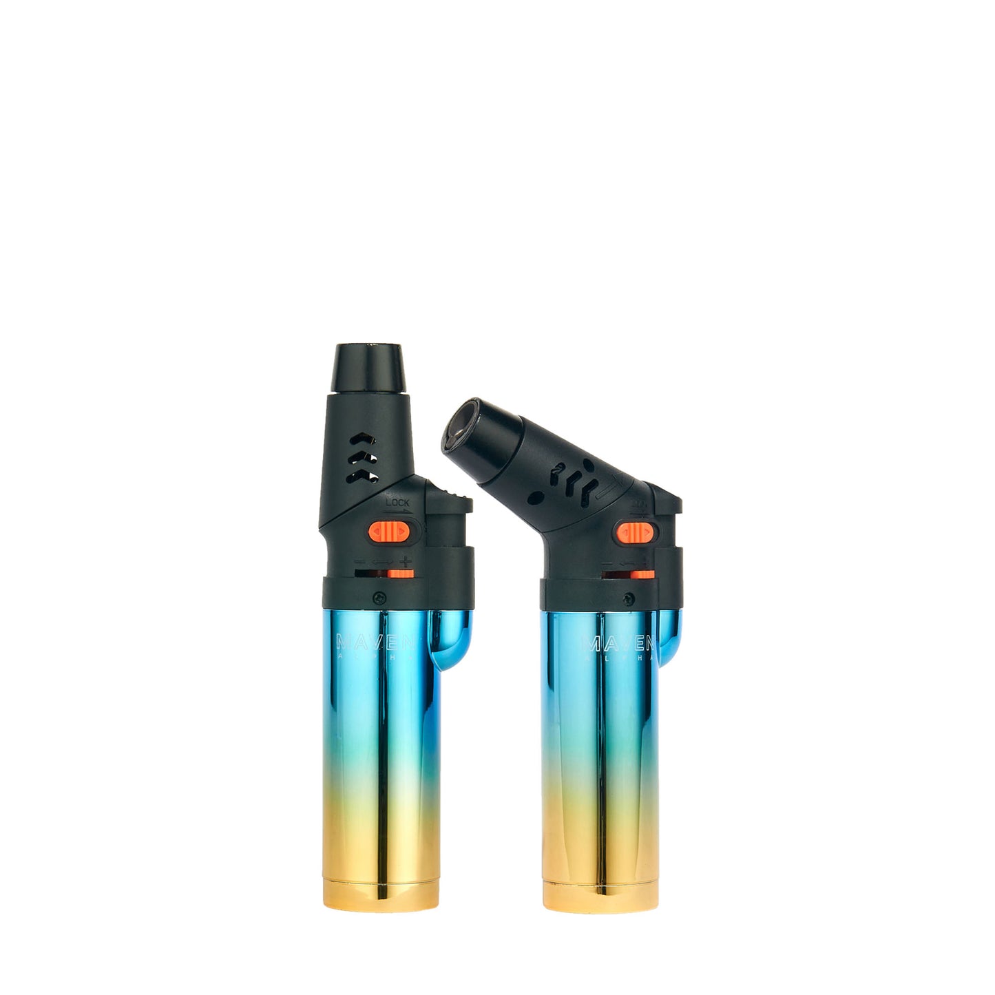 Maven Alpha Chrome Torch Lighters - 15ct