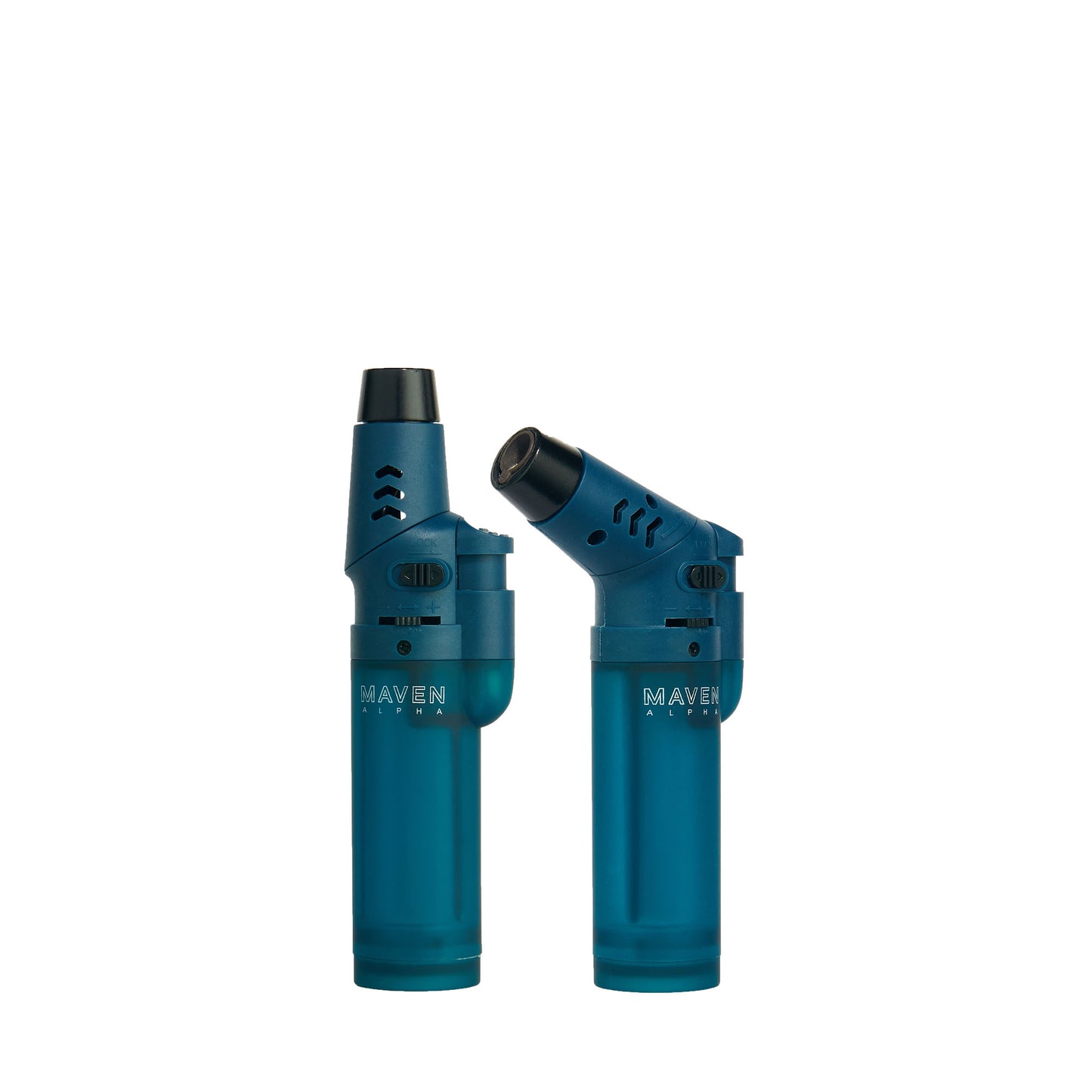 Maven Alpha Transparent Torch Lighters - 15ct