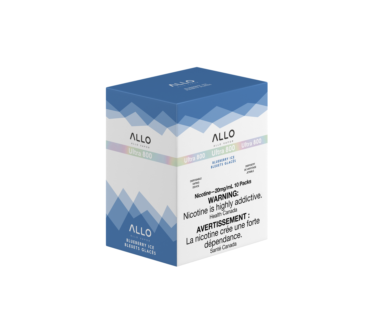 ALLO ULTRA 800 DISPOSABLE 10PC/CARTON