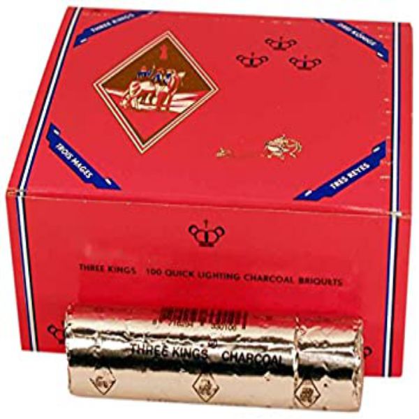 Three Kings Charcoal Small 36/Case