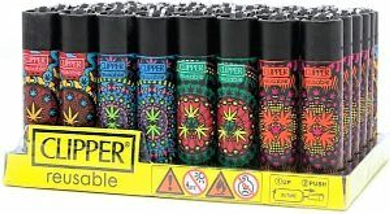 Clipper Leaves 19 Lighters - 48ct