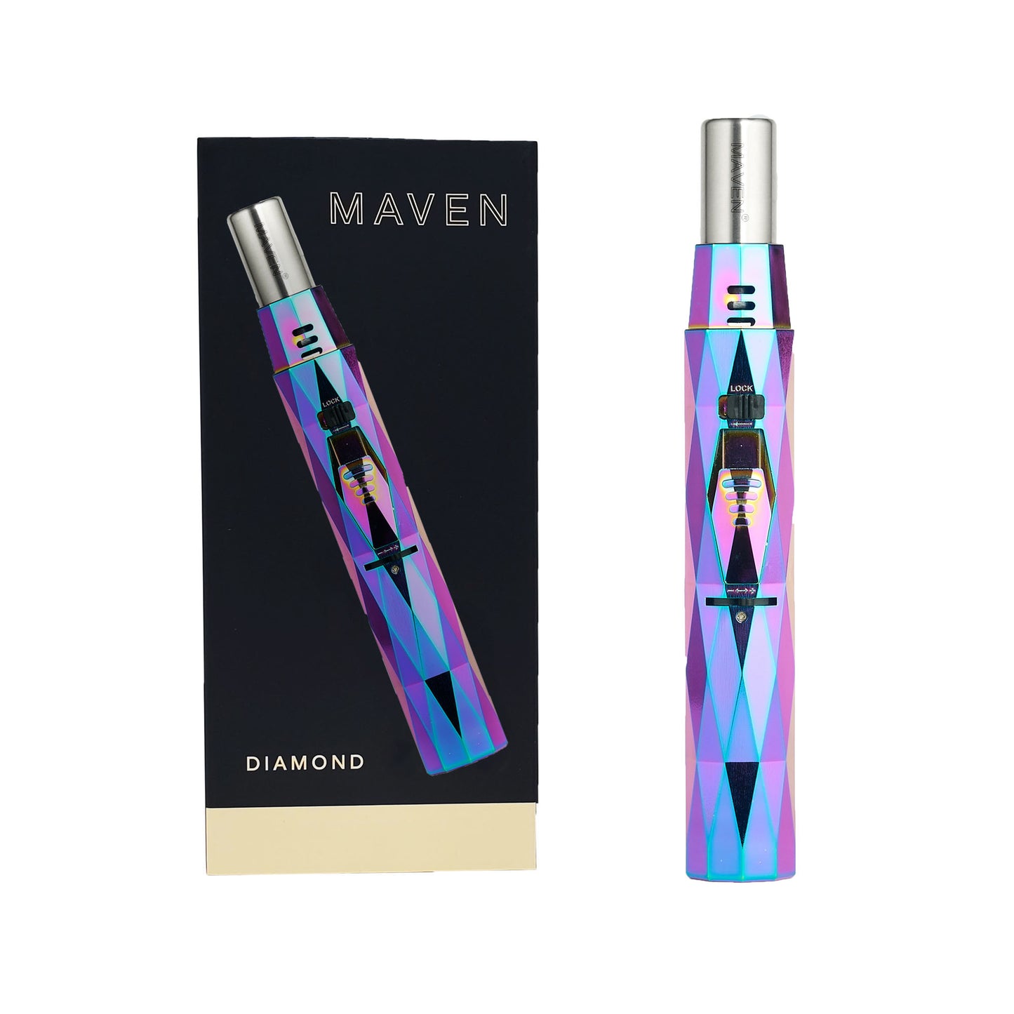 MAVEN DIAMOND MIX COLOUR PEN TORCH LIGHTER