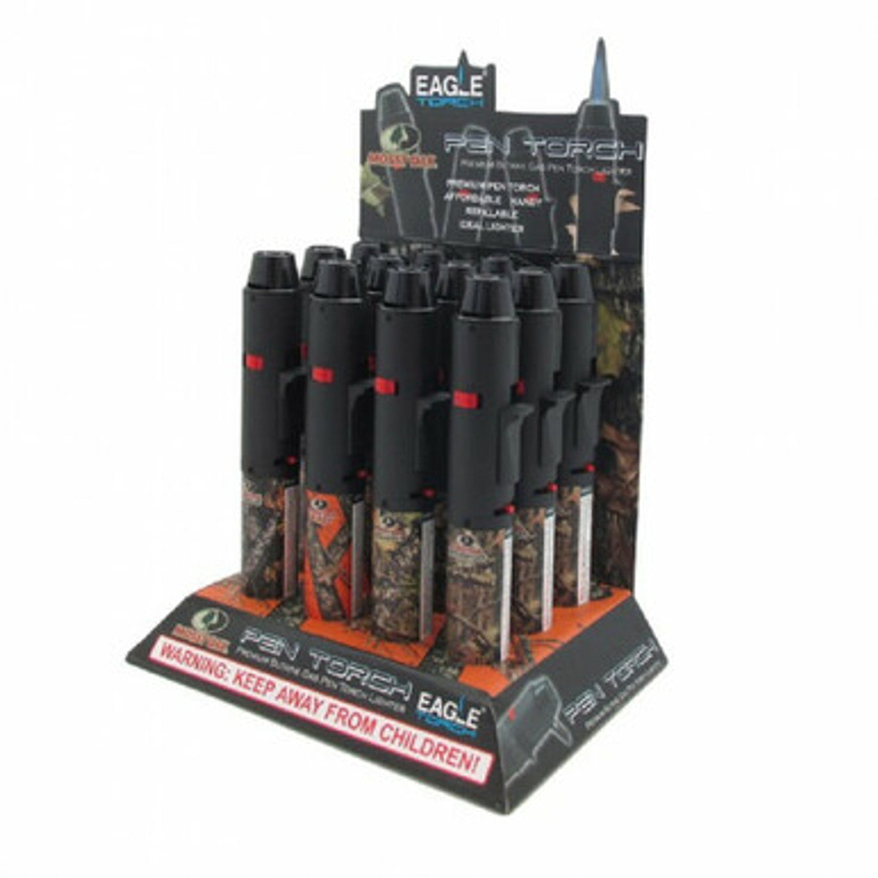 Eagle Mossy Oak Blaze (PT132MOK) Torch Lighter - 12ct