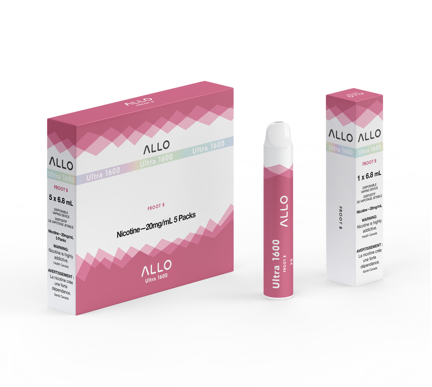 ALLO ULTRA 1600 DISPOSABLE 25PC/CARTOON