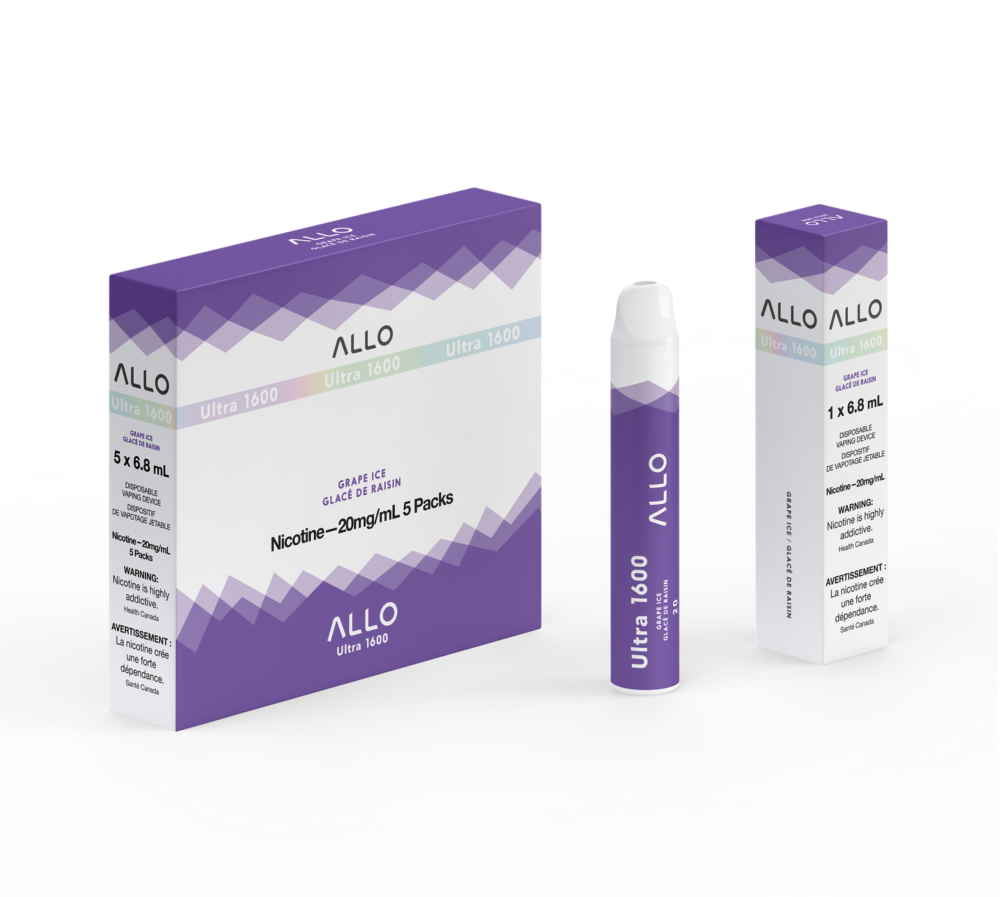 ALLO ULTRA 1600 DISPOSABLE 25PC/CARTOON