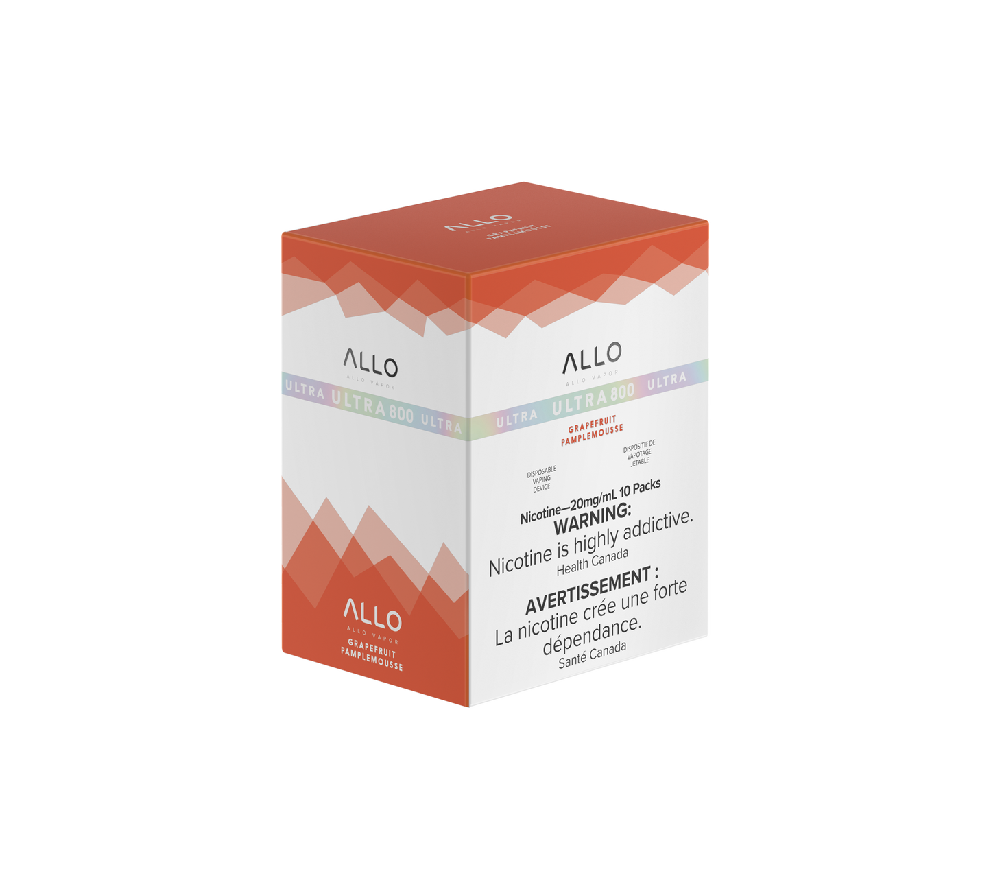 ALLO ULTRA 800 DISPOSABLE 10PC/CARTON