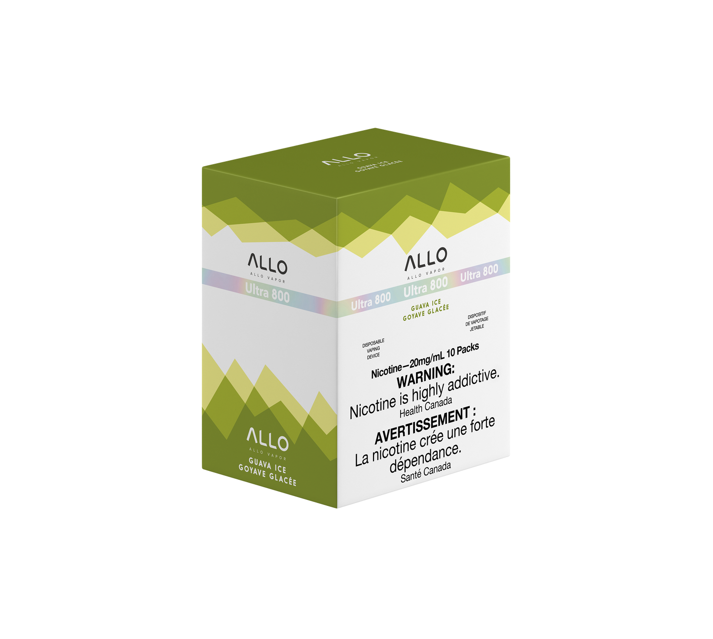 ALLO ULTRA 800 DISPOSABLE 10PC/CARTON