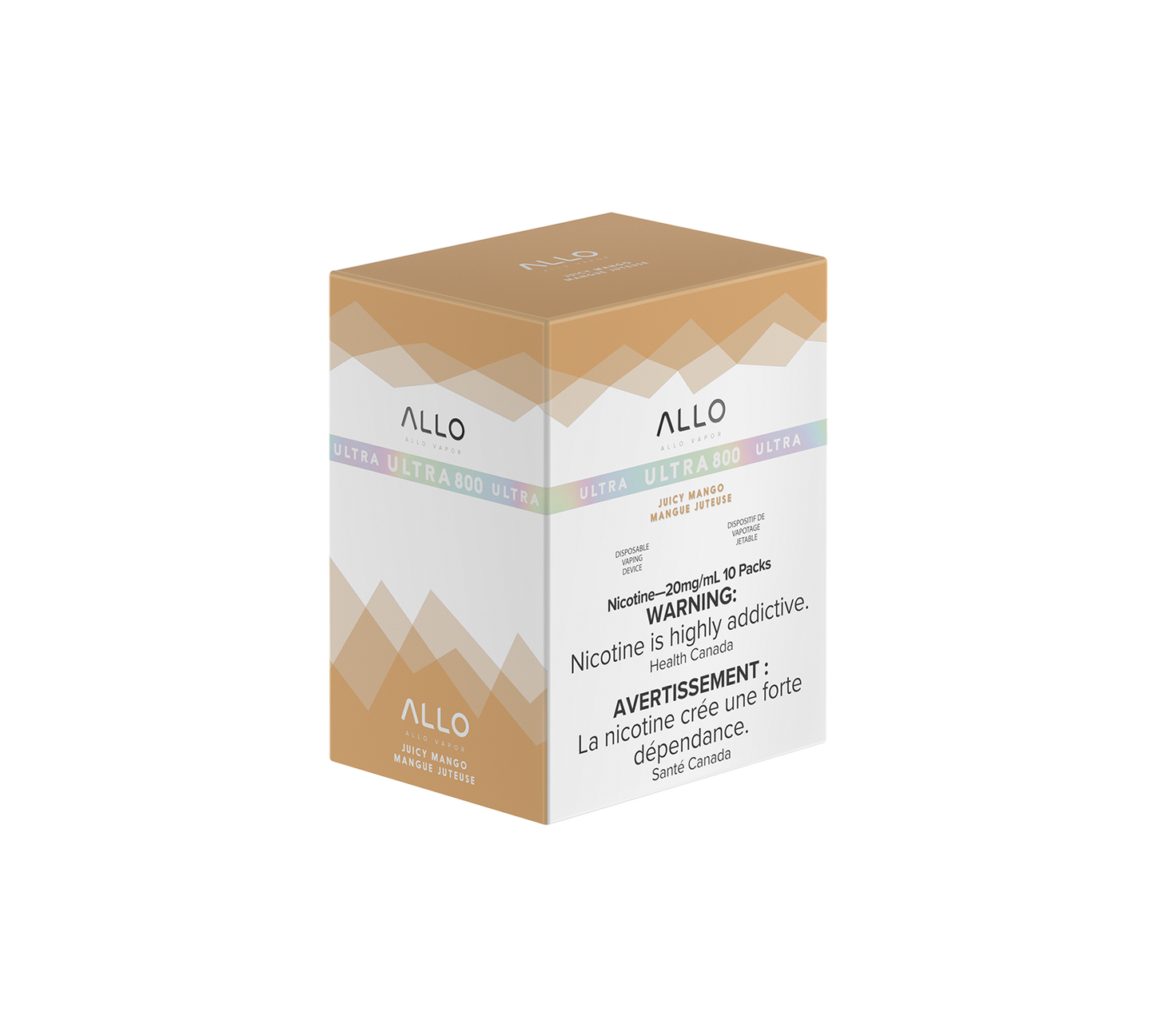 ALLO ULTRA 800 DISPOSABLE 10PC/CARTON