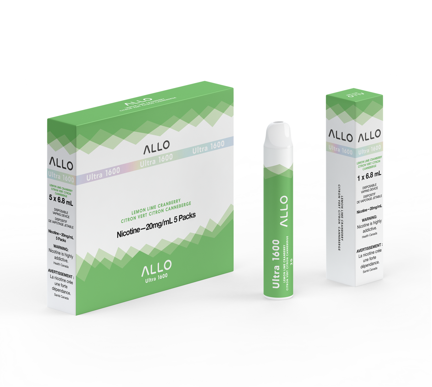 ALLO ULTRA 1600 DISPOSABLE 25PC/CARTOON