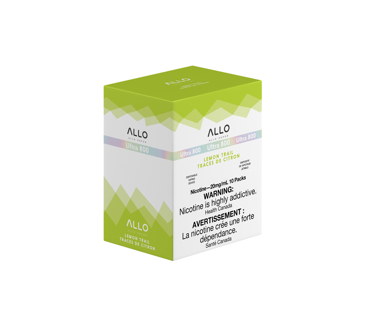 ALLO ULTRA 800 DISPOSABLE 10PC/CARTON