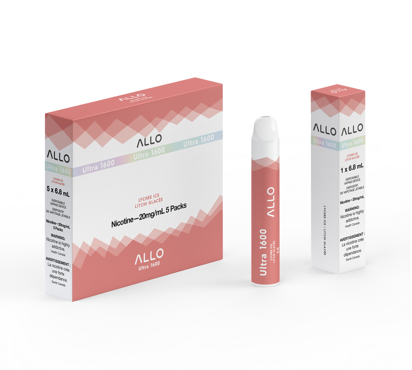 ALLO ULTRA 1600 DISPOSABLE 25PC/CARTOON