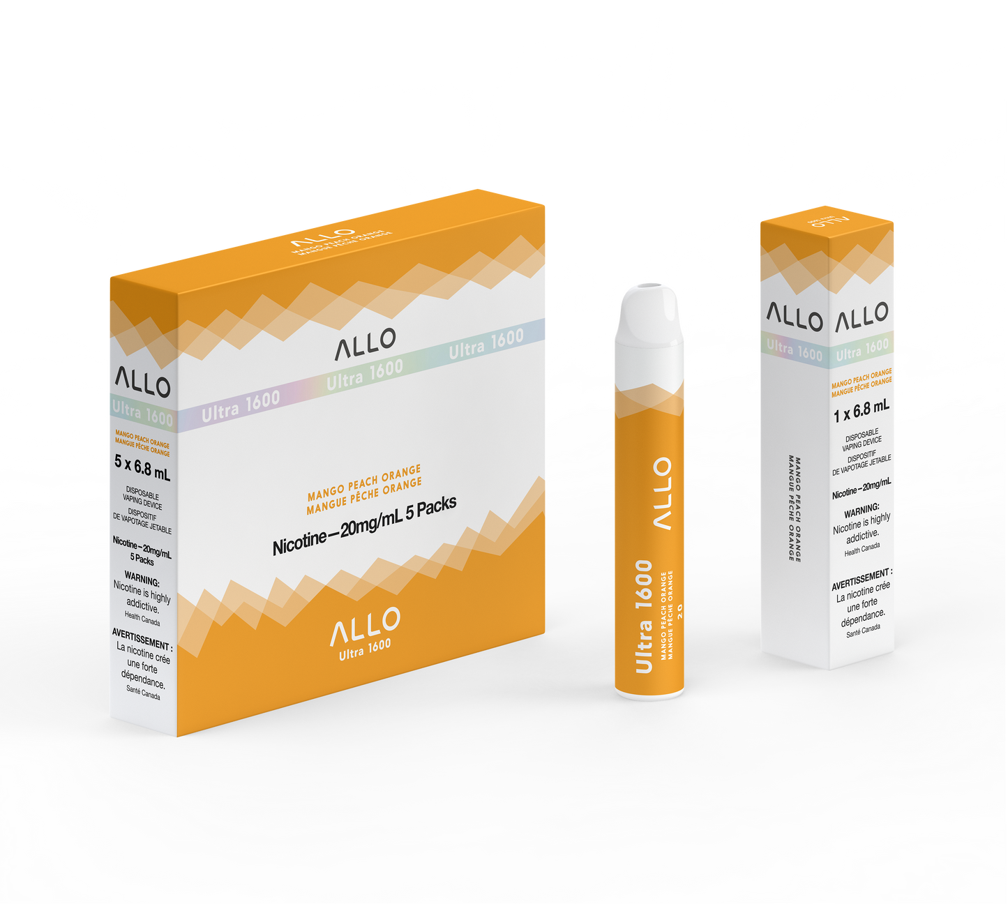 ALLO ULTRA 1600 DISPOSABLE 25PC/CARTOON