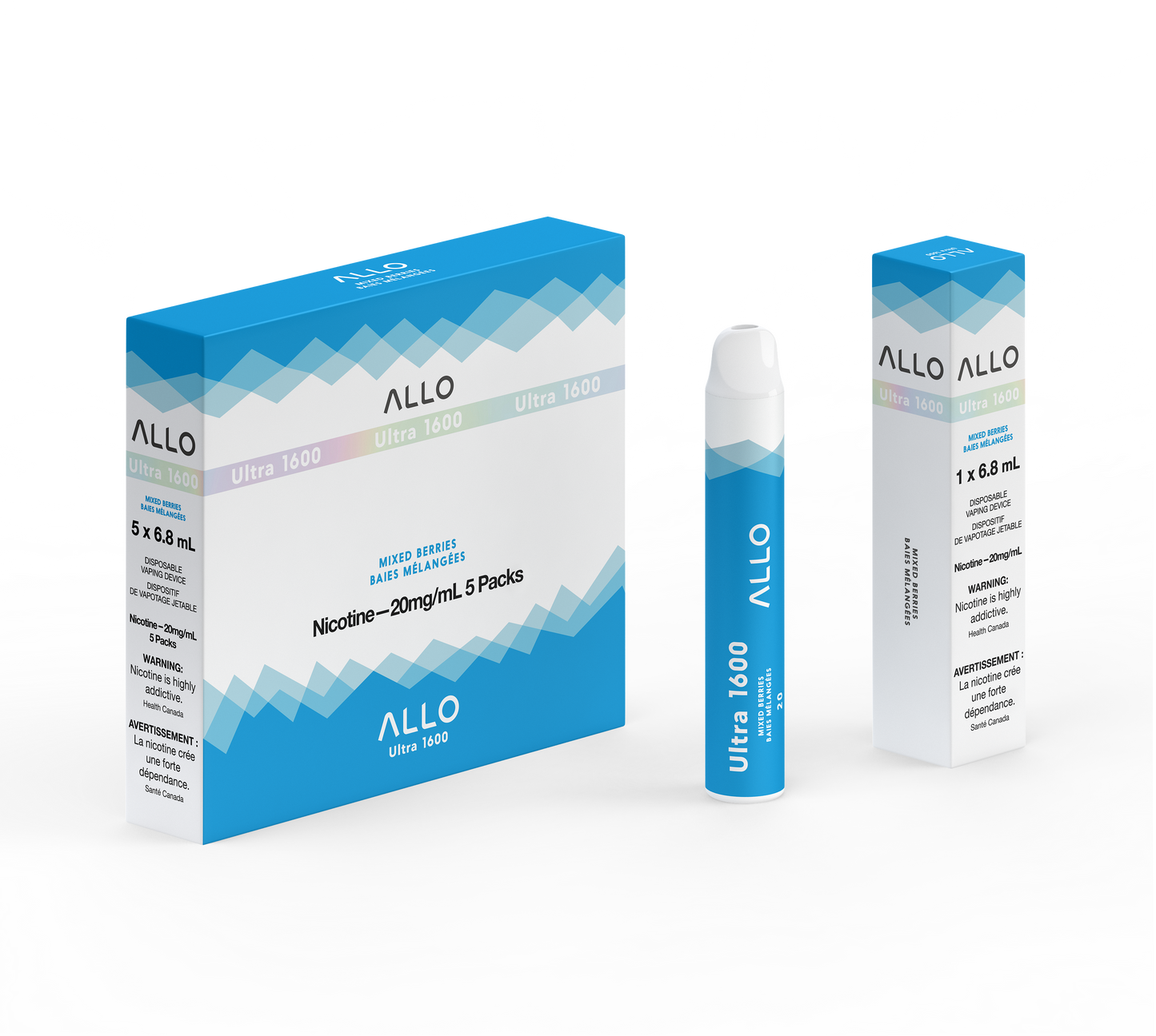 ALLO ULTRA 1600 DISPOSABLE 25PC/CARTOON