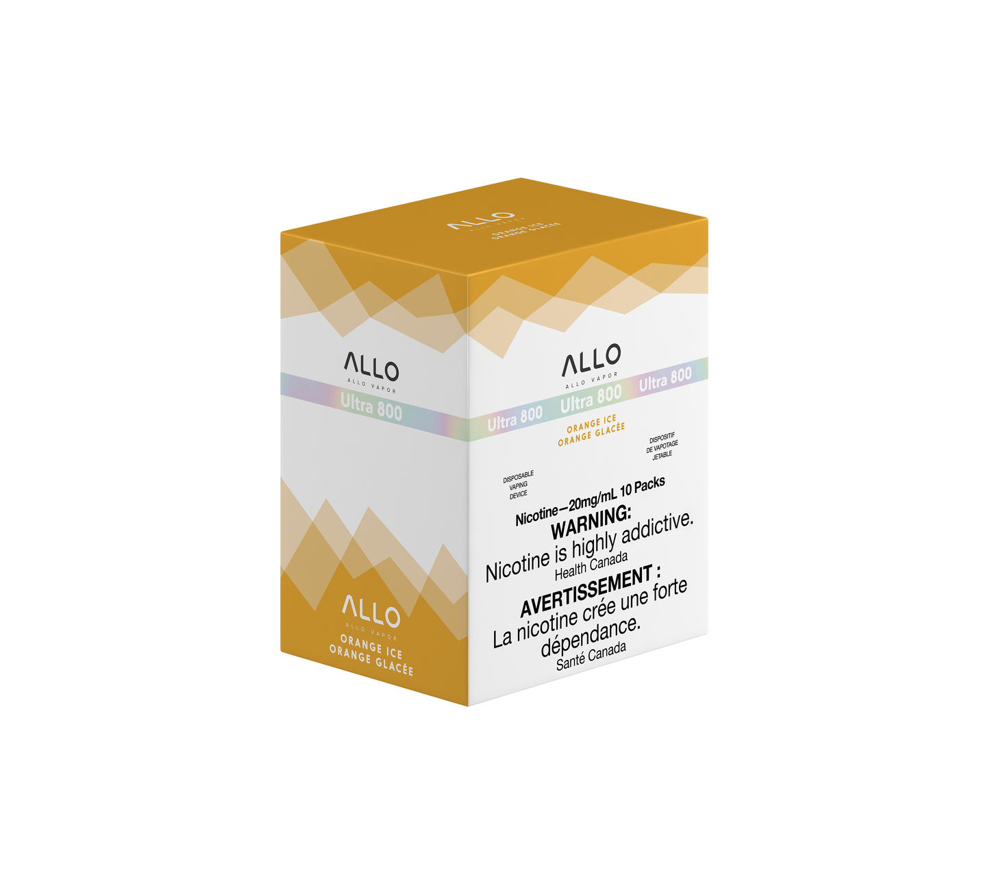 ALLO ULTRA 800 DISPOSABLE 10PC/CARTON
