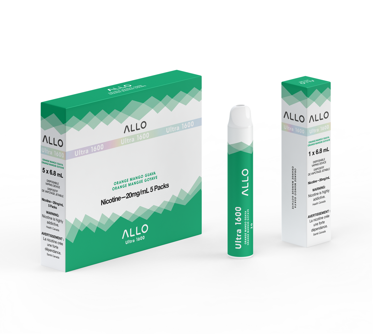 ALLO ULTRA 1600 DISPOSABLE 25PC/CARTOON