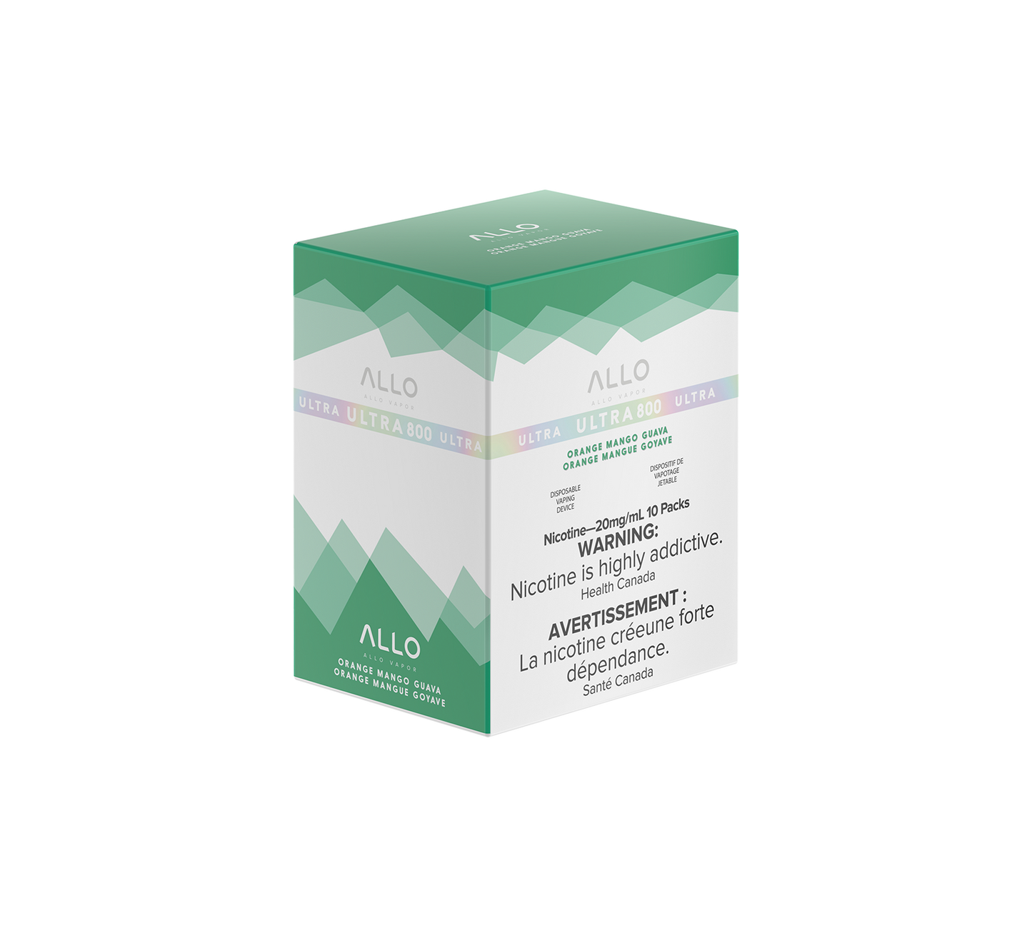 ALLO ULTRA 800 DISPOSABLE 10PC/CARTON