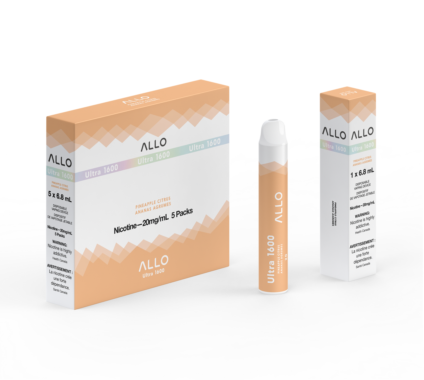 ALLO ULTRA 1600 DISPOSABLE 25PC/CARTOON