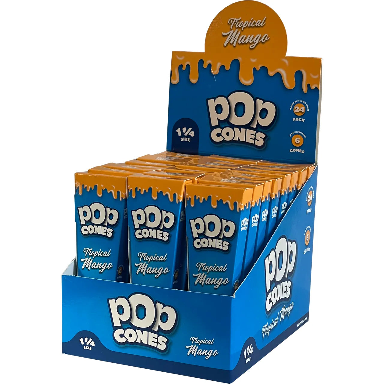 Pop 1 1/4 Pre Rolled Cones - 24ct