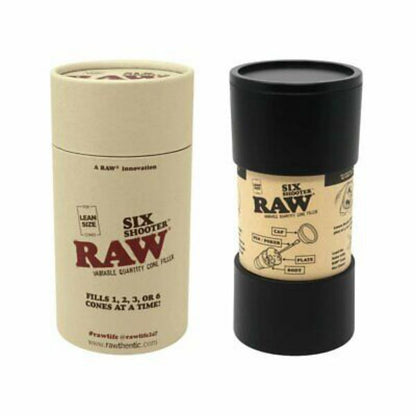 Raw Six Shooter Variable Quantity Lean Cone Filler 36/Case