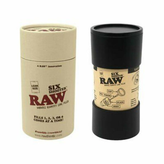 Raw Six Shooter Variable Quantity Lean Cone Filler 36/Case