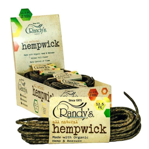 Randy's 12.5 Ft All Natural Hemp Wick - 20ct