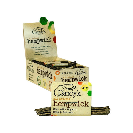 Randy's 4 Ft All Natural Hemp Wick - 40ct