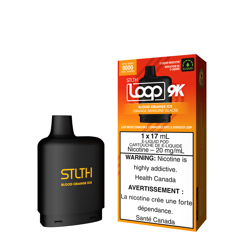STLTH LOOP 9K - POD + KIT PACKAGE - BLOOD ORANGE ICE