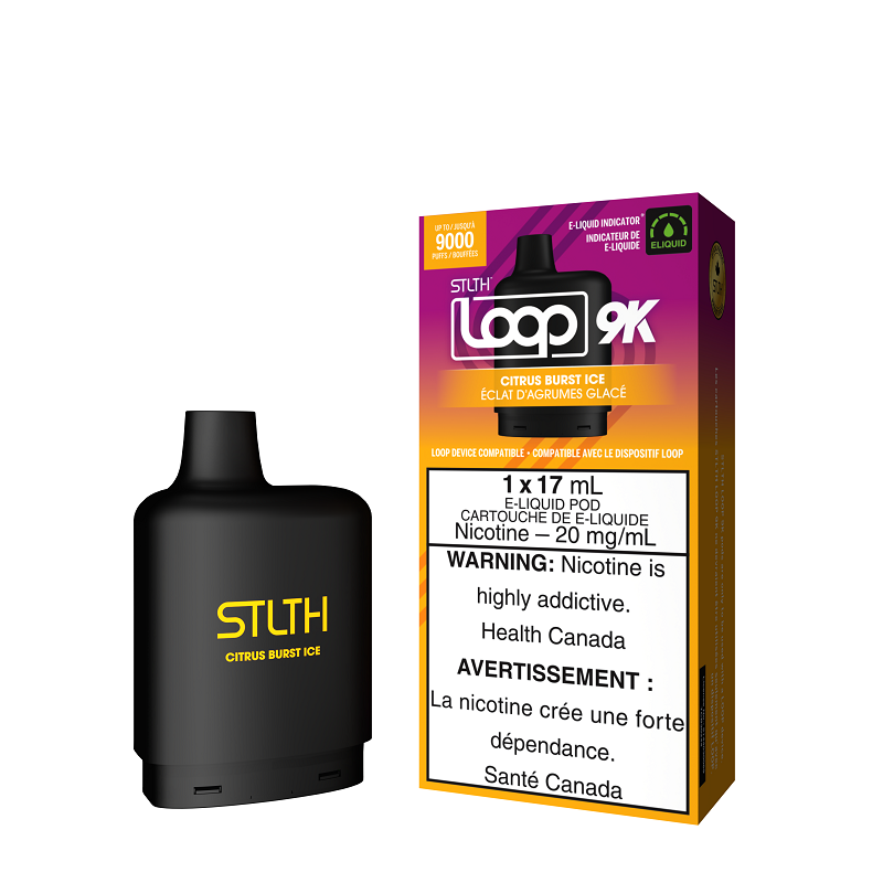 STLTH LOOP 9K - POD + KIT PACKAGE - CITRUS BURST ICE