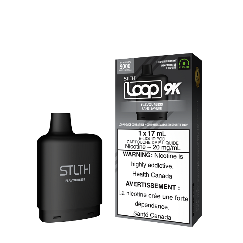 STLTH LOOP 9K - POD + KIT PACKAGE - FLAVOURLESS