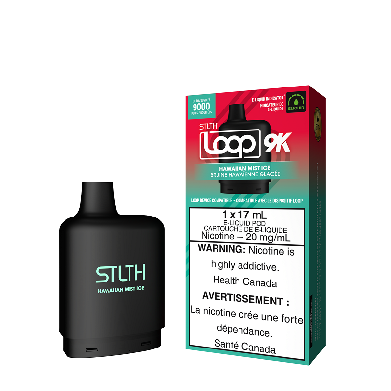 STLTH LOOP 9K - POD + KIT PACKAGE - HAWAIIAN MIST ICE