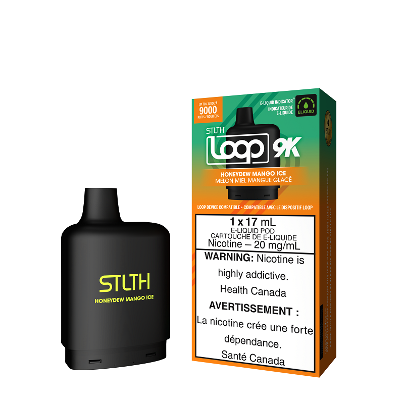 STLTH LOOP 9K - POD + KIT PACKAGE - HONEYDEW MANGO ICE