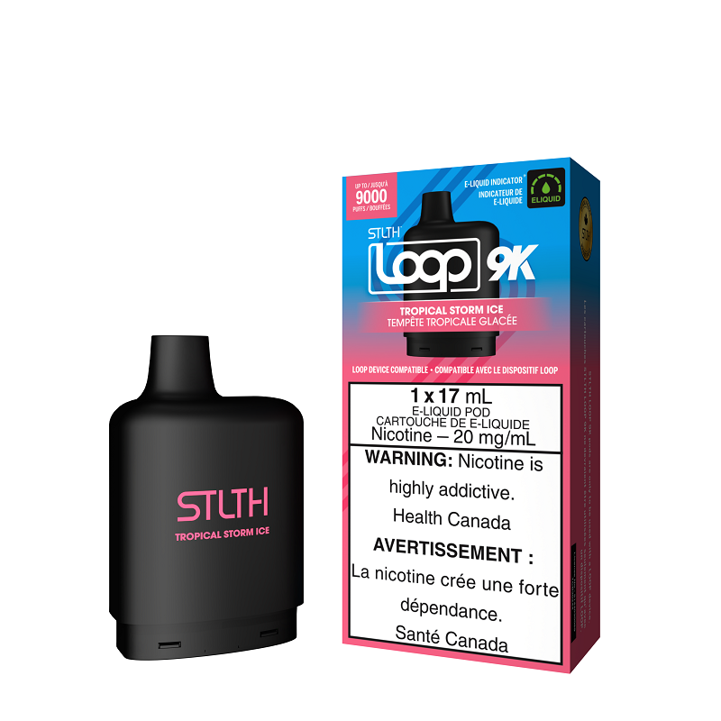 STLTH LOOP 9K - POD + KIT PACKAGE - TROPICAL STORM ICE