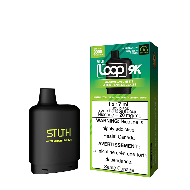 STLTH LOOP 9K - POD + KIT PACKAGE - WATERMELON LIME ICE