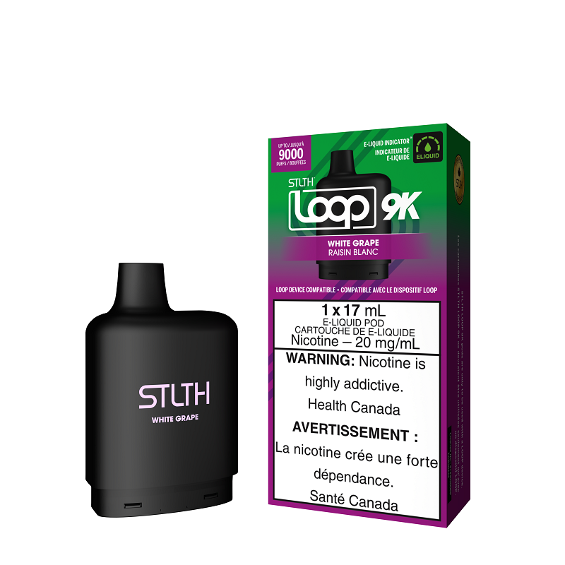 STLTH LOOP 9K - POD + KIT PACKAGE - WHITE GRAPE
