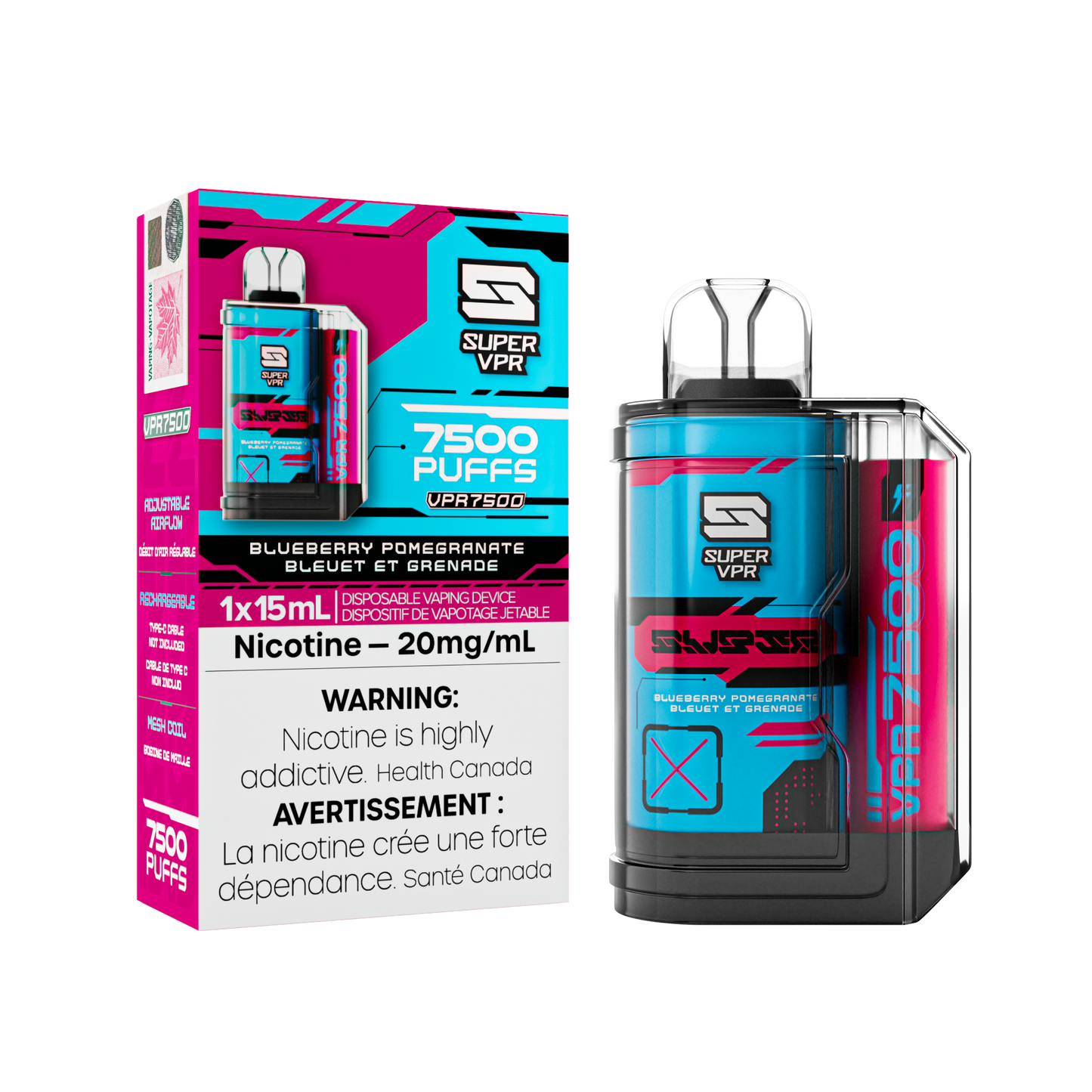 SUPER VPR 7500 DISPOSABLE BOX/5