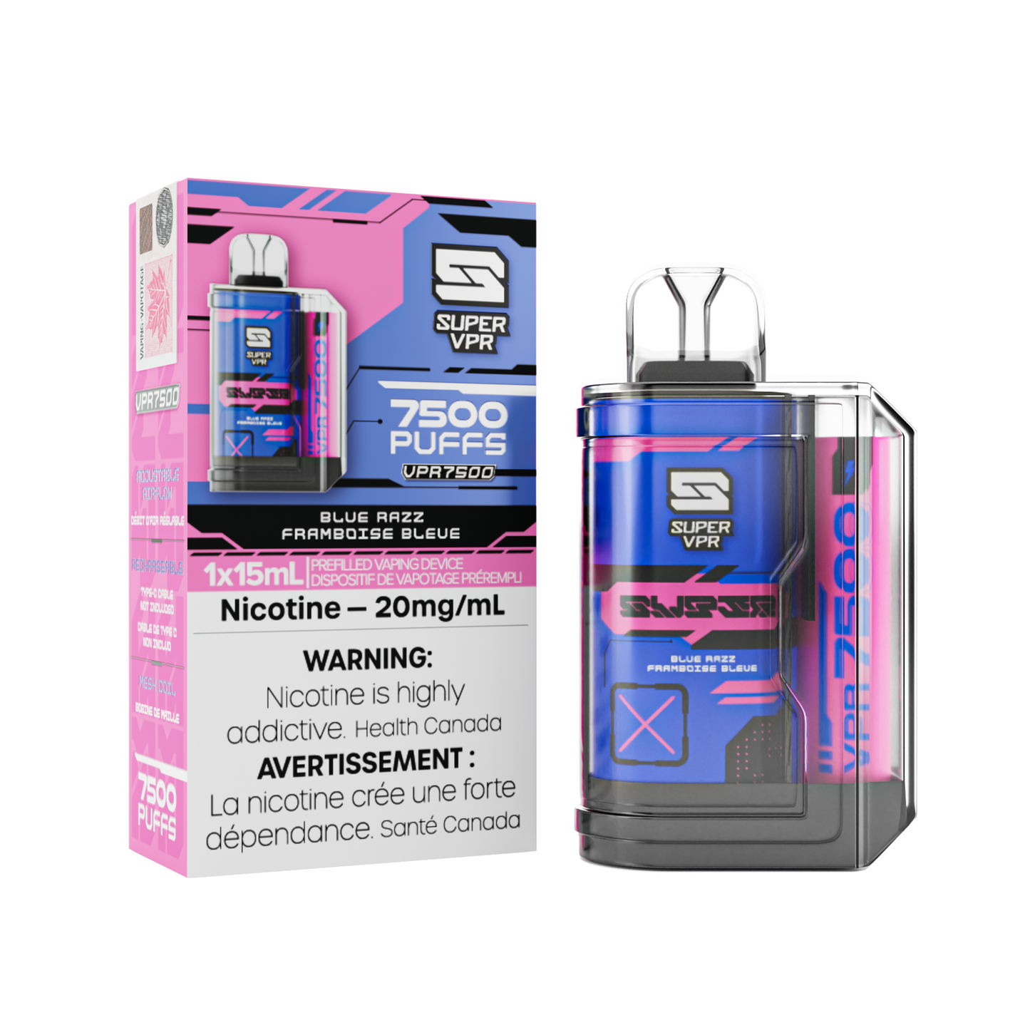 SUPER VPR 7500 DISPOSABLE BOX/5